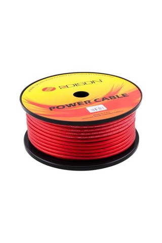 Edison Pro8ga 8ga Artı Kablosu Çoraplı 30mt