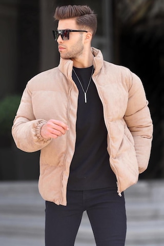Madmext Camel Nubuk Erkek Şişme Mont 6802-camel Camel