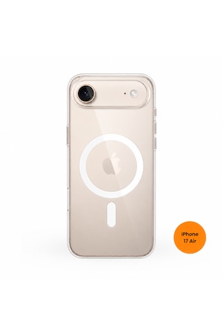 Teknoway Apple, Uyumlu iPhone 17 Air Magshield Kılıf Şeffaf