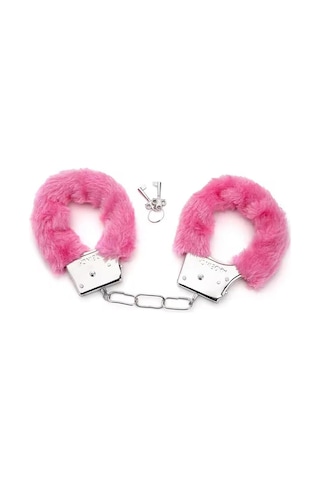 Zaga Oyun Peluşlu Metal Fantezi Kelepçe Pembe Çok Renkli