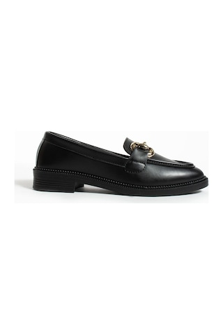 Jane Kadın Loafer Makosen Casual Toka Detay Günlük Ayakkabı Siyah
