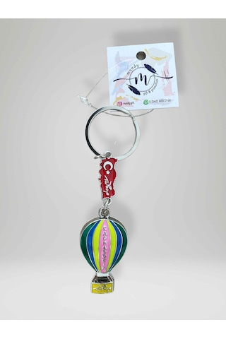 Kapadokya Cappadocıa Temalı Balon Metal Anahtarlık Kod:112
