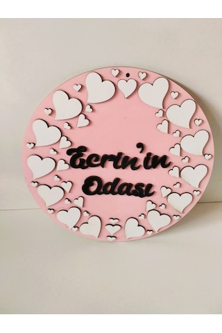 Kapı Süsü Pembe-Beyaz 3 Pembe - Beyaz