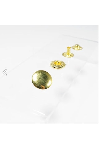 Çıtçıt 15 Mm Kendin Yap Kiti, Mont, Giyim, Çanta, Deri İçin Çekiçle Uygulama Aparatları Ve Gold Renk 15 Adet Al Diğer