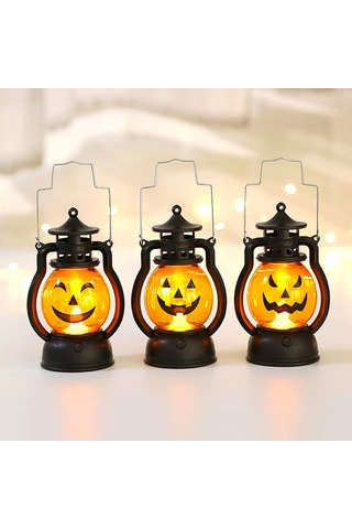 Geeroyoo Halloween Dekorasyon Led Kıvırcık Işığı - Dayanıklı Plastik Balkabak Şekilli, Taşınabilir Kanca Tasarımı, Parti Ve Festivaller İçin Diğer