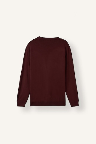 Defacto Regular Fit Bisiklet Yaka Basic Triko Kazak A5268ax26aubr34 Bordo-br34