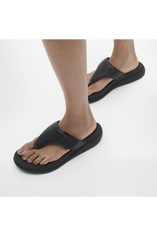 Roncato 090 All Black Terlik Kadın Diğer Iw1-090 /675 /a99 Fitflop F-mode Go Adjustable Flatform Toe-post Siyah