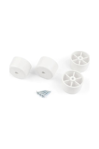 Smikov Mobilya Ayak Desteği Montajlı 4 Adet 472859581 Beyaz