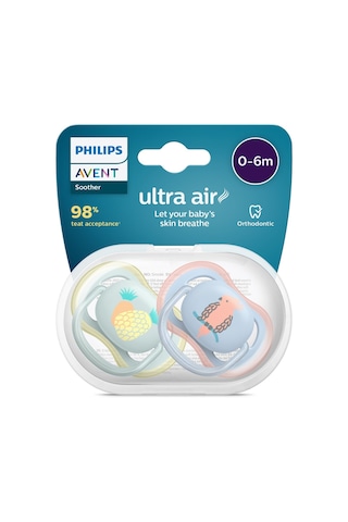 Philips Avent SCF085/12 Ultra Air Emzik 0-6 Ay 2'li Erkek Kahverengi
