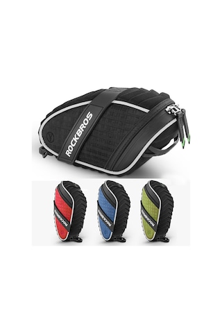 Rockbros C16 1L Mtb Bisiklet 3D Sele Çantası Su Geçirmez Yansıtıcı Darbeye Dayanıklı Bisiklet Sele Çantası - Siyah