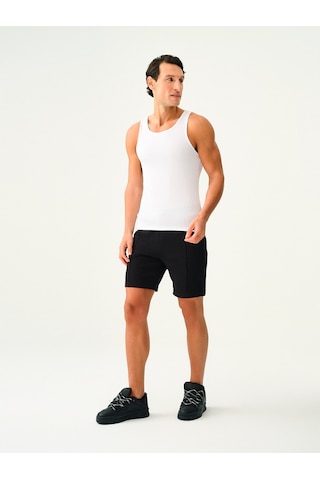 Slim Fit Erkek Atlet Beyaz