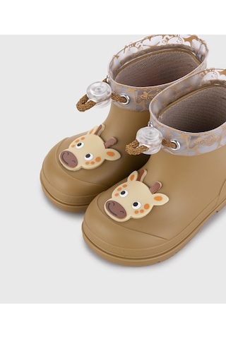 İgor Igor W10361-080 Mendi Jirafa Unisex Çocuk Yağmur Çizmesi Hardal