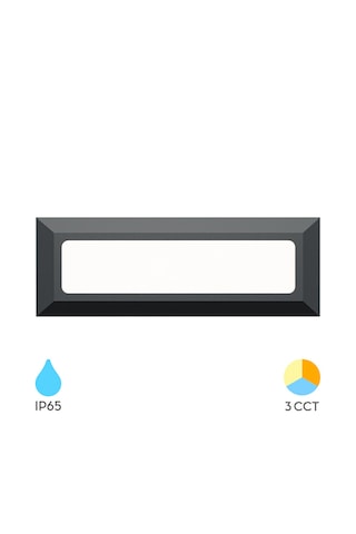 3w Modern Beyaz 3 Renk Slim Led Armatür - Yüksek Verimli Siyah