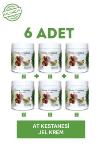 Celestıque At Kestanesi Jeli Kas ve Eklem Masaj Kremi 6 x 500 ML
