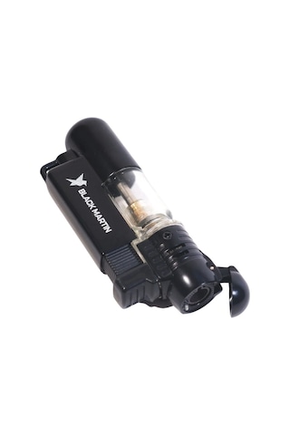 Black Martin Tek Torch Pürmüz Siyah Puro Çakmağı - Tr9285