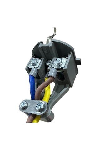 5 Metre 3x2,5 Mm Cca Ttr Tekli Beyaz Seyyar Elektrik Kablosu