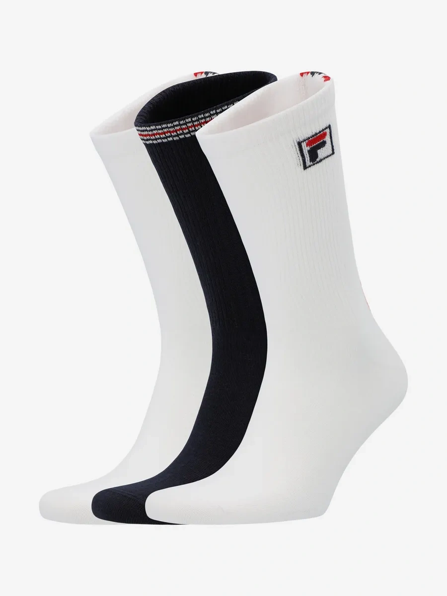 Fıla Yüksek Çoraplar, 3 Çift 144409378 Beyaz