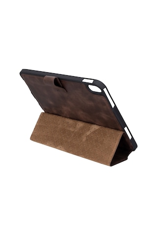Bouletta Apple Uyumlu iPad 10.nesil 10.9" Deri Kılıf Antik Kahve Kılıf