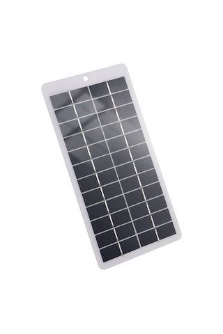 Hfambition 12v 5w Polikristal Güneş Paneli - Güneş Şarj Cihazı - Kancalı Şarj Paneli