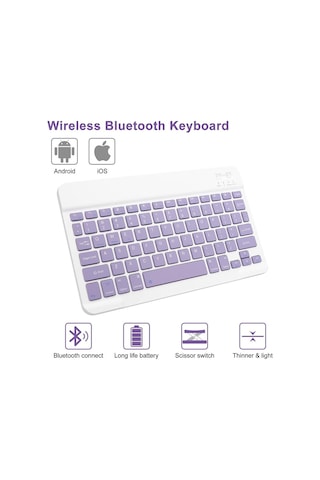 Apple Uyumlu iPad Pro 11 2. Nesil 2020 Kılıf Kablosuz Klavyeli Kılıf Mobax A2228 A2068 A2230 A2231 Kılıf