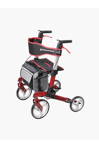 Kilitlenebilir Fren Sistemli Tekerlekli Yürüteç Walker Rolatör