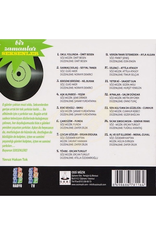 Bir Zamanlar Seksenler CD
