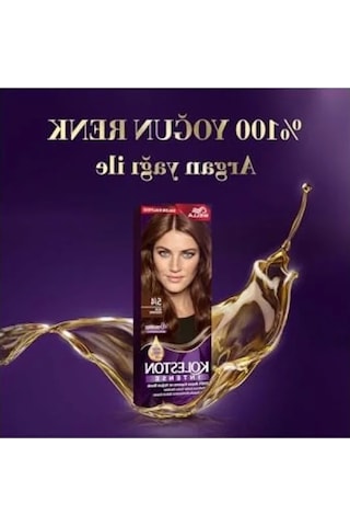 5/4 Açık Kestane Saç Boyası, %100 Beyaz Kapama İle Salon Kalitesi 0.20 L