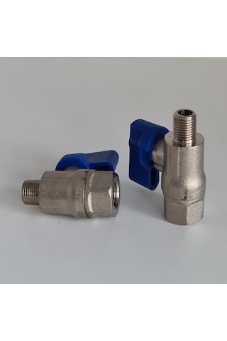 1/8 MİNİ KÜRESEL VANA (DİŞİ-ERKEK)