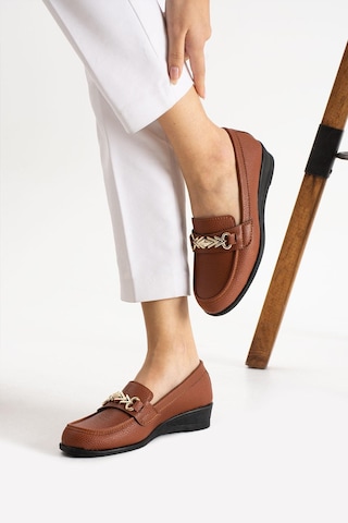 Modafrato Stl-503 Ortopedik Taban Kadın Babet Anne Ayakkabısı Taba