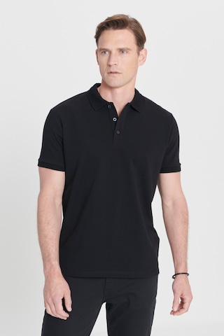 Ac&Co / Altınyıldız Classics Erkek Siyah Slim Fit Dar Kesim Polo Yaka Tişört 4A4820200001SyhXL Siyah