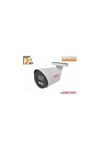 Spy Sp-722b-fw 2.0 Mp 3,6 Mm Lens 3500k Soft Warm Lıght Ir Plastik Bullet Ip Kamera