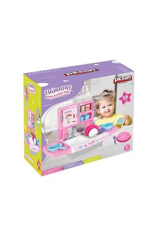 Pilsan Hamarat Musluklu Mutfak Seti Pembe