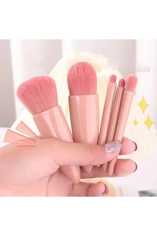 Aynalı Makyaj Fırçası Seti