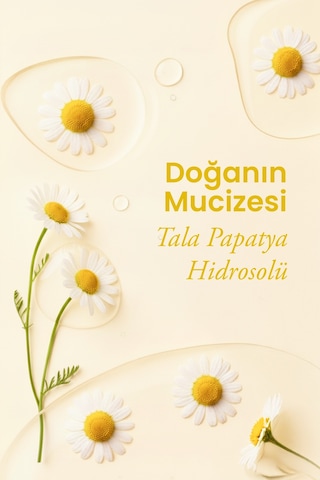 Tala Papatya Suyu %100 Saf Ve Doğal Rahatlatıcı Ve Nemlendirici Tonik Papatya Hidrosolü 100 ML
