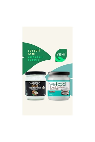 Wefood Organik Hindistan Cevizi Yağı 150 ml (Soğuk Sıkım)
