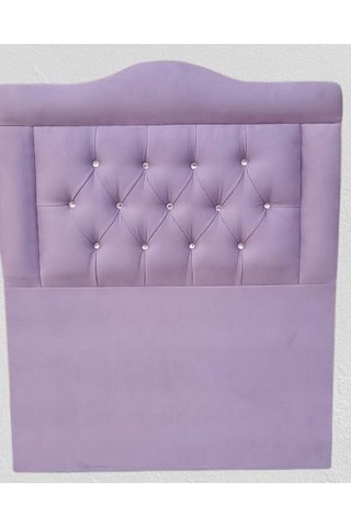 Bengi Ticaret Dk El Yapımı Tay Tüyü Kumaş Tek Kişilik Başlık Açık Mor 90