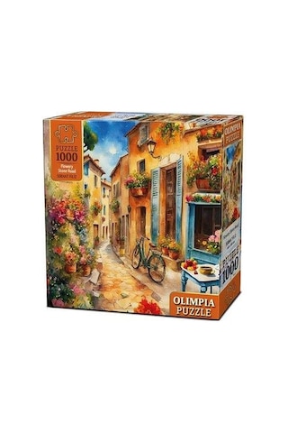 Flowery Stone Road Olimpia Puzzle 1000 Parça 15009