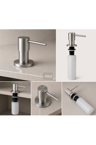 Ankastre Sabunluk Mutfak/banyo Nikel Ankastre Sabunluk Mutfak/banyo Nikel