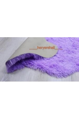 Doğuş Tavşan Tüyü Lila Post Halı 80 x 300 Cm
