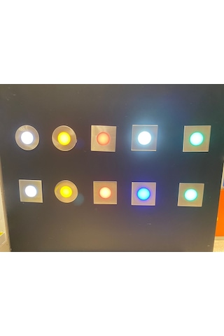 220V 0.5Watt Turuncu Mini Led Spot