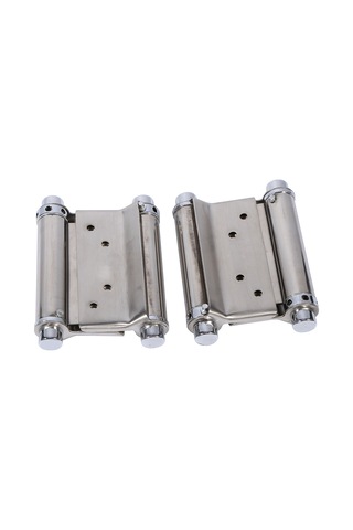 Springsun 3 İnç Çift Yönlü İç/dış Açılır Paslanmaz Çelik Yaylı Menteşe, Çift Paket, Ayar Laneti Ve Vida Dahil Diğer