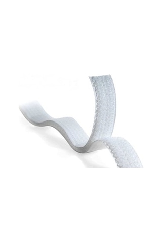 Beyaz Cırt Cırtlı Bant 5 Metre 2 Çift Taraflı 2 Cm