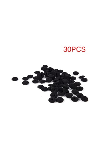 30 Adet Siyah Yumuşak Köpük Sünger Kulaklık Yastığı Kulaklık Kapağı Kulaklık Kulaklık Kapağı