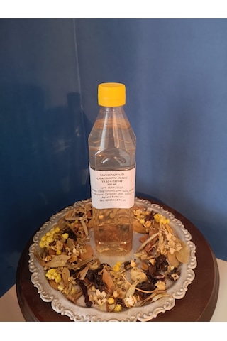El Yapımı Doğal Fermente Filtre Edilmemiş Katkısız Chia Tohumu Sirkesi 500 Ml