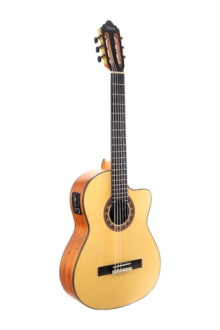 Valencia Vc304Ce Elektro Klasik Gitar Cutaway 4/4 Naturel Mat
