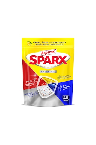 Asperox Sparx Bulaşık Makinesi Deterjanı 40 Tablet