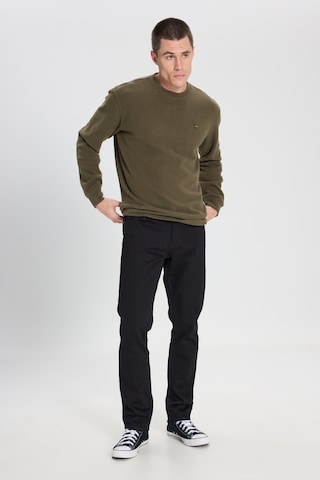 Wrangler Regular Fit Normal Kesim Bisiklet Yaka Haki Sweatshirt Haki