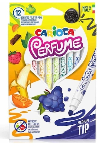 Carioca Kokulu Keçeli Boya Kalemi 12mp 039li
