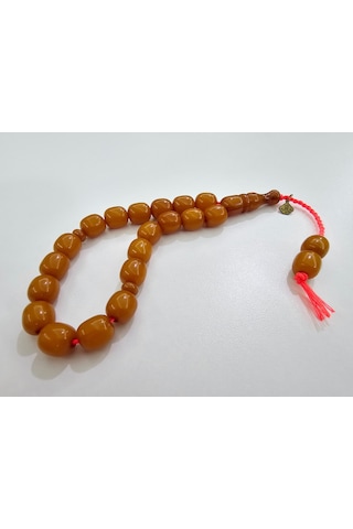 Han Faturan Hasan Ayhan İmzalı Efe Bilek Boy Sıkma Kehribar Tesbi 38254180
