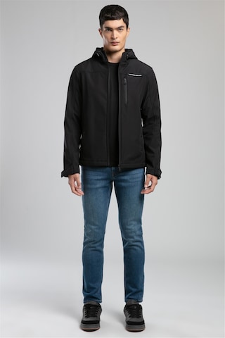 Lee Cooper New Neron Erkek Kapüşonlu Mont Siyah-21108 Siyah